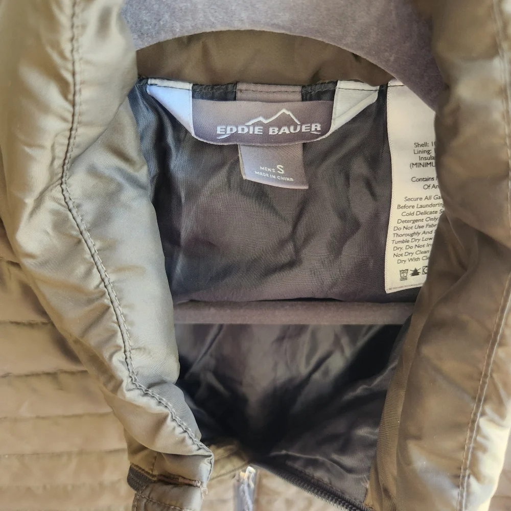 Mens Eddie Bauer Puffer Jacket- Size Small - Picture 5 of 9
